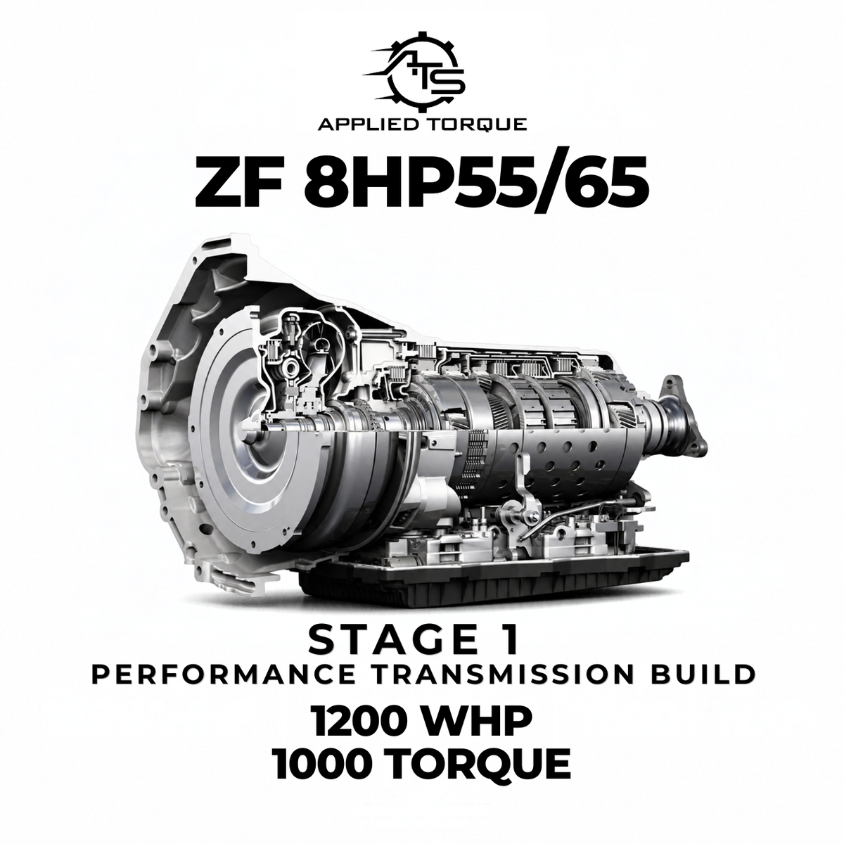 Stage 1 Performance Transmission Build – 8HP55 / 8HP65 | 1200 WHP