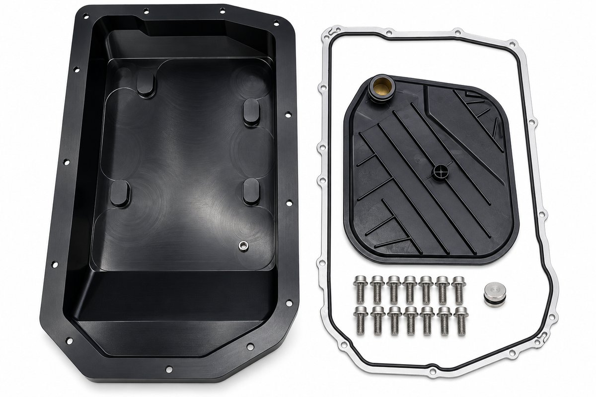 Billet High Capacity Transmission Pan for ZF8HP90 & 8HP95 | ATS Billet High Capacity Transmission Pan for ZF8HP90 & 8HP95 | ATS