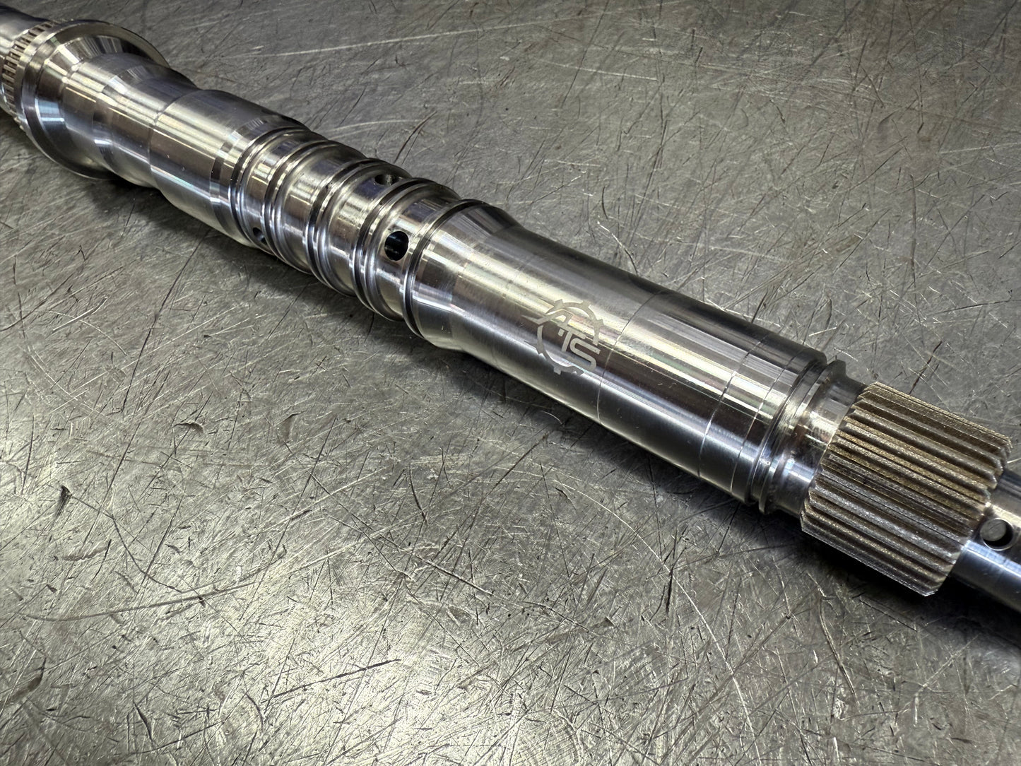 ATS Billet Main Shaft for ZF 8HP45, 8HP50, and 8HP51 performance transmission builds
