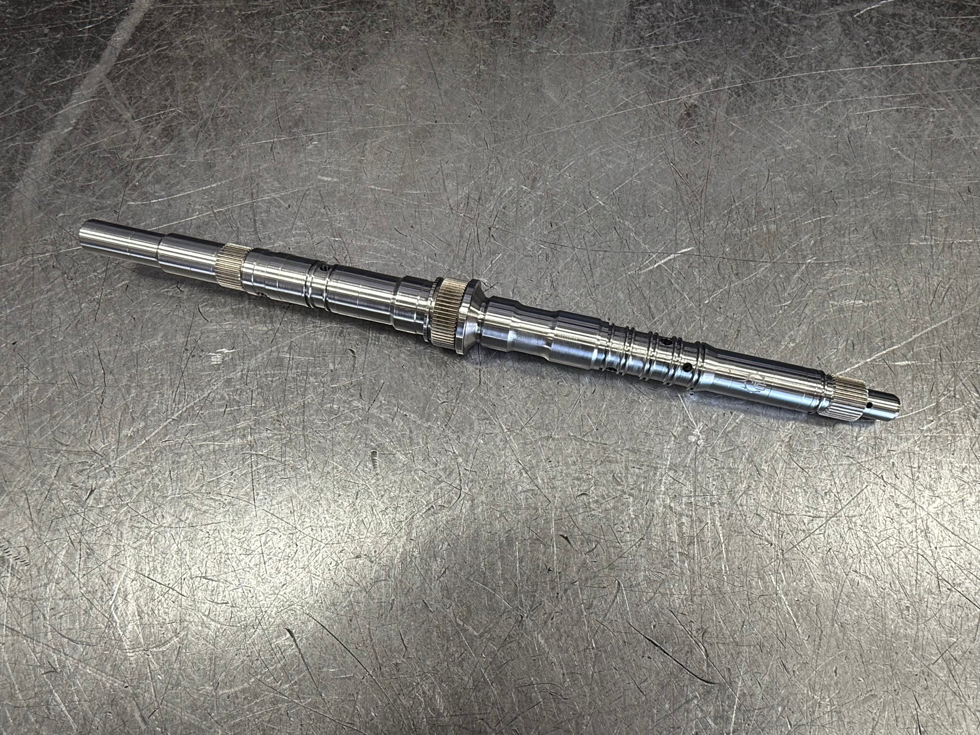 ATS billet main shaft upgrade for ZF 8HP70, 8HP75, and 8HP76 high performance transmissions