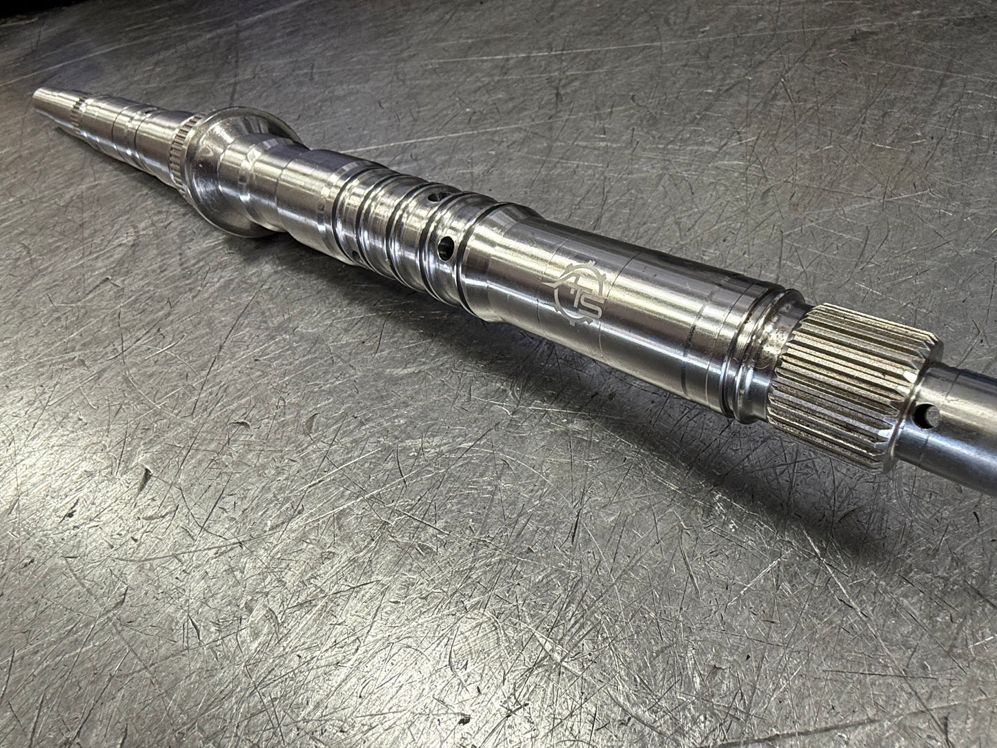 ATS Billet Main Shaft for ZF8HP90 and ZF8HP95 high performance transmission builds