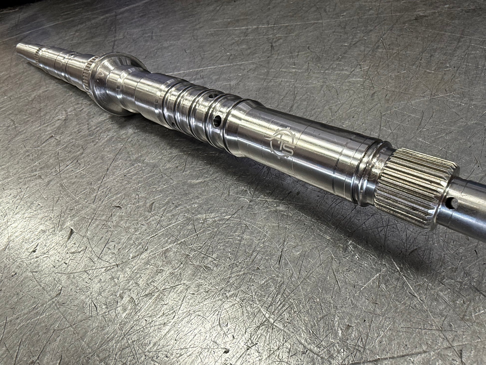 ATS Billet Main Shaft for ZF8HP90 and ZF8HP95 high performance transmission builds