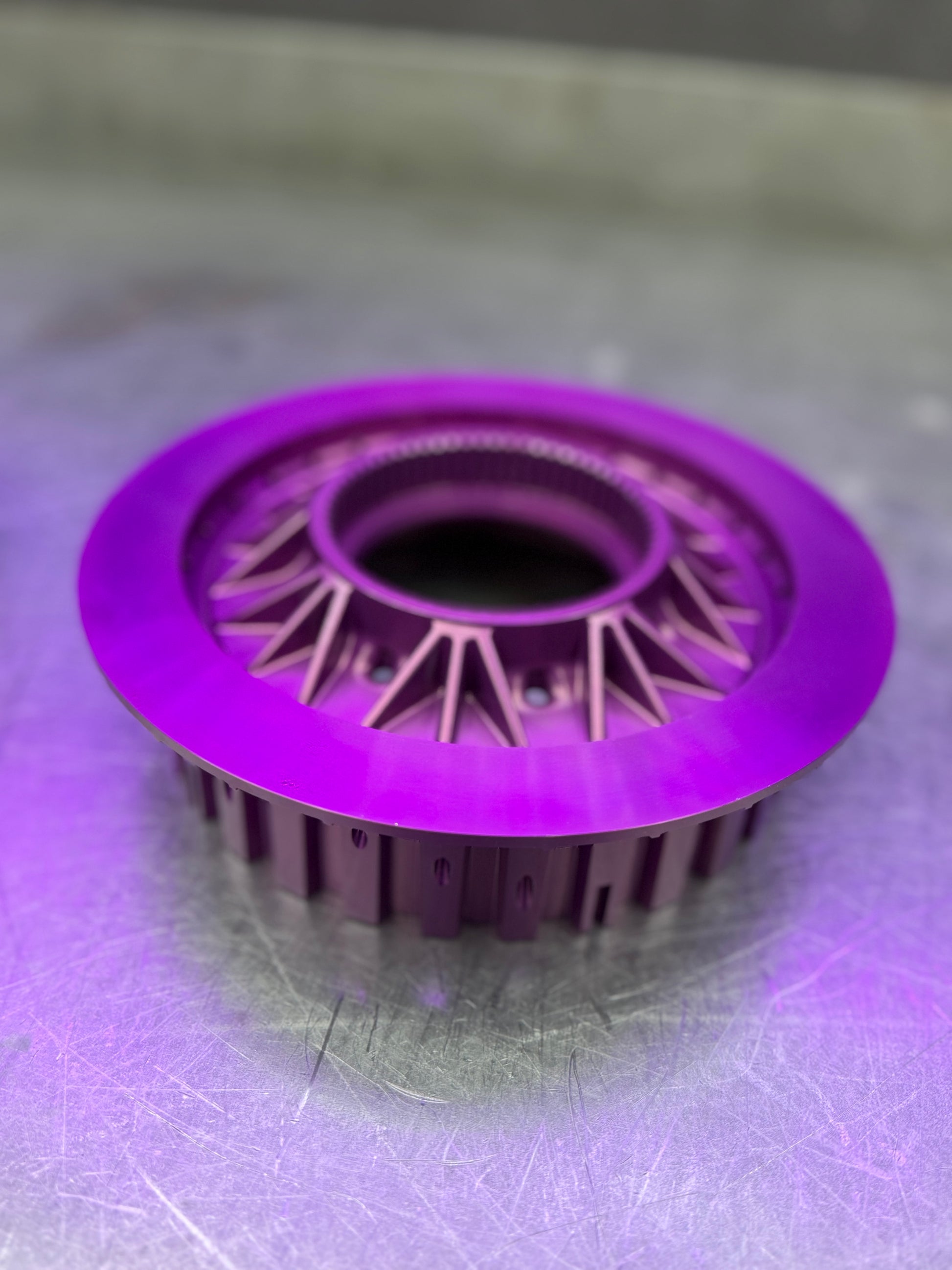 Billet 7075 C Hub for ZF Powerline 8AP1075 and 8AP1080 performance transmissions