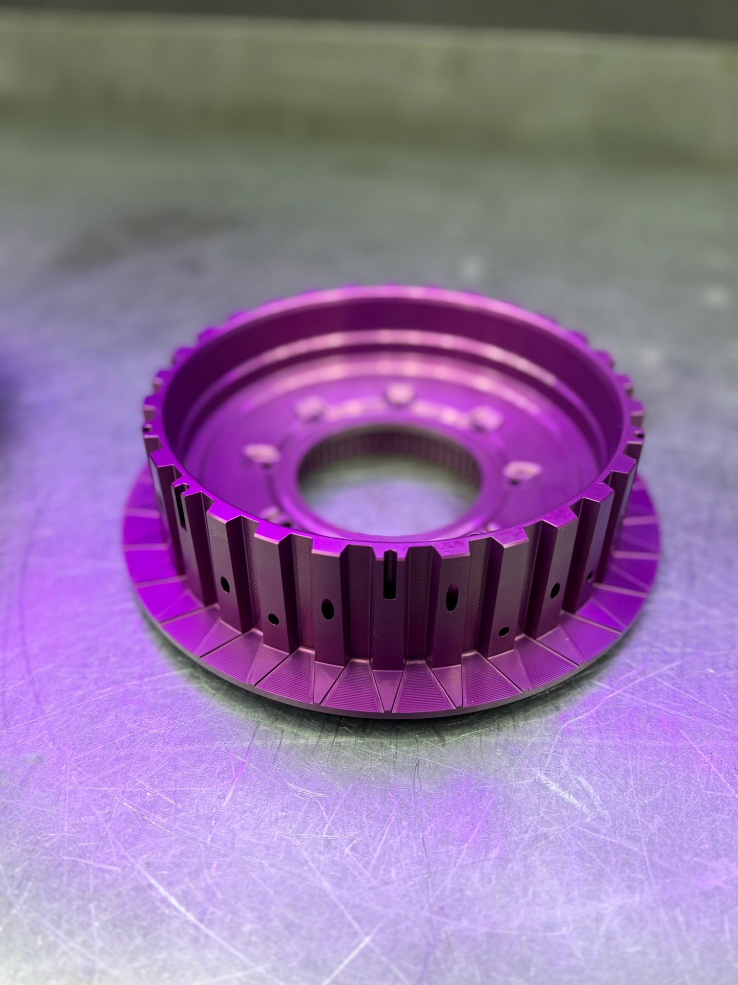 Billet 7075 C Hub for ZF Powerline 8AP1075 and 8AP1080 performance transmissions