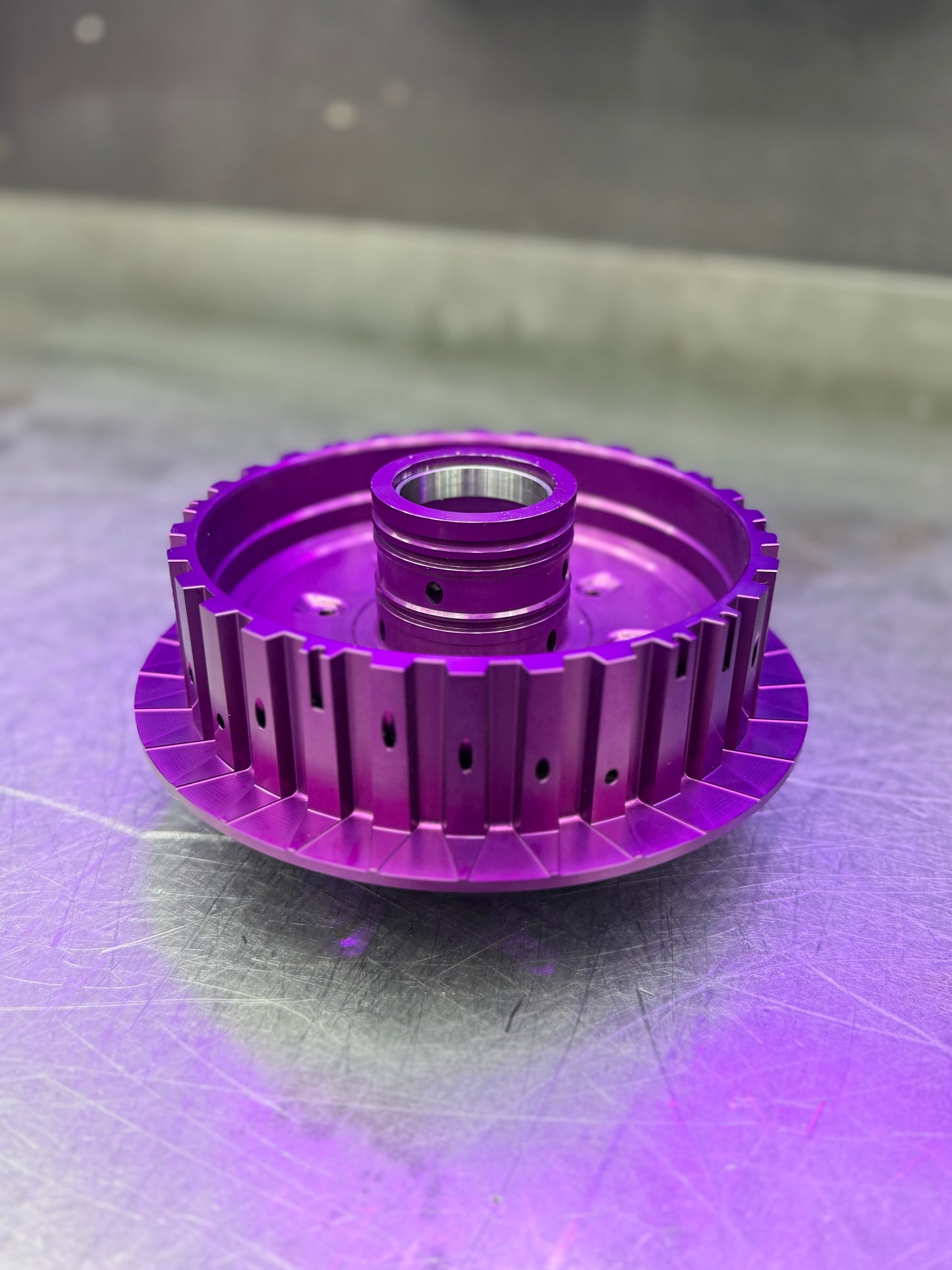 Billet 7075 E Hub upgrade for ZF Powerline 8AP1075 and 8AP1080 heavy duty transmissions