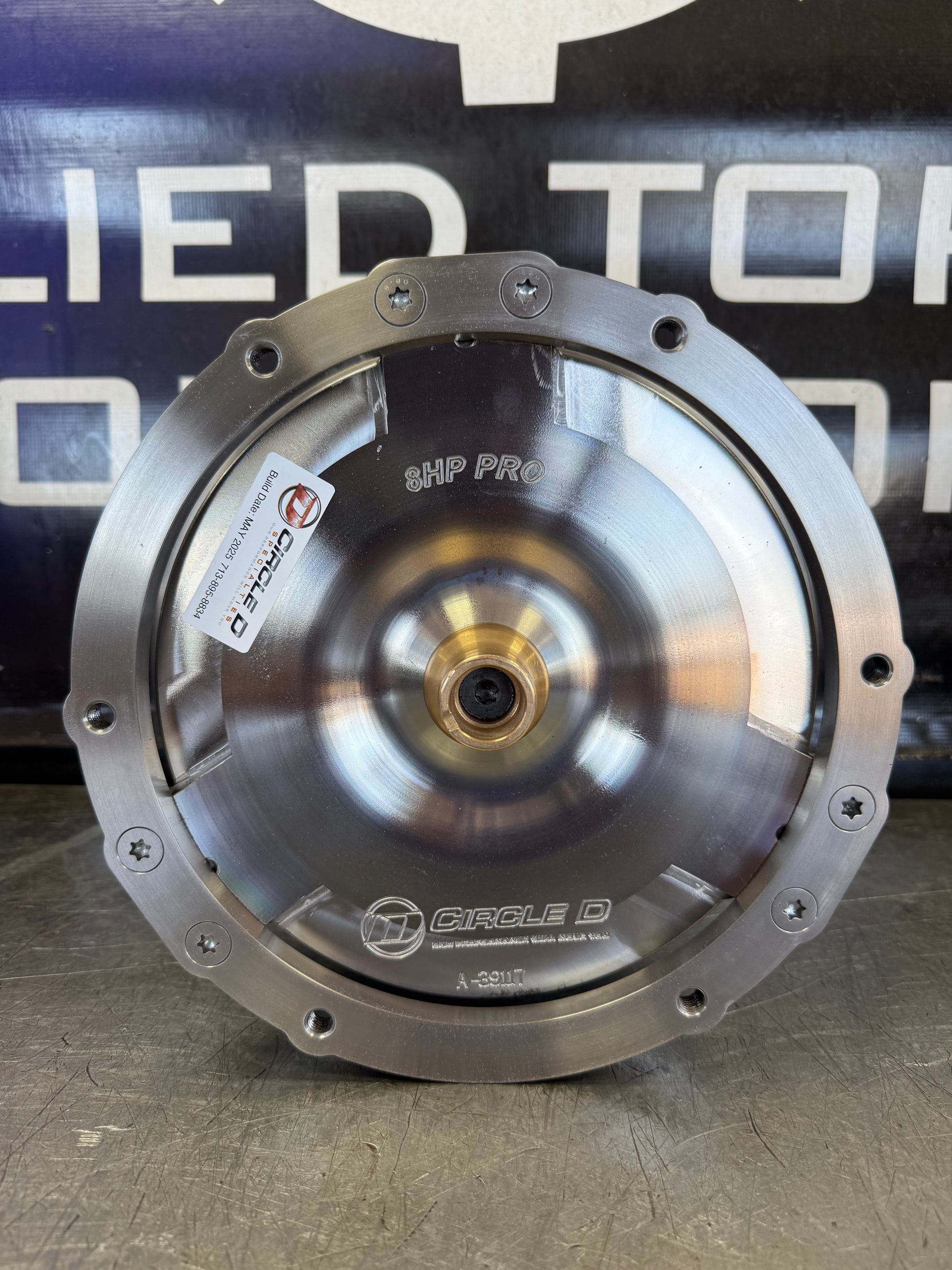 Circle D Specialties billet torque converter for Dodge ZF8HP high performance and drag racing transmission builds