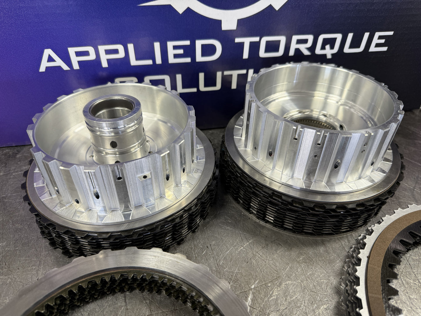 ATS Stage 2 DIY transmission rebuild kit for ZF 8HP9X with billet hubs, Alto G3 clutches, steels, seals, filter and gasket