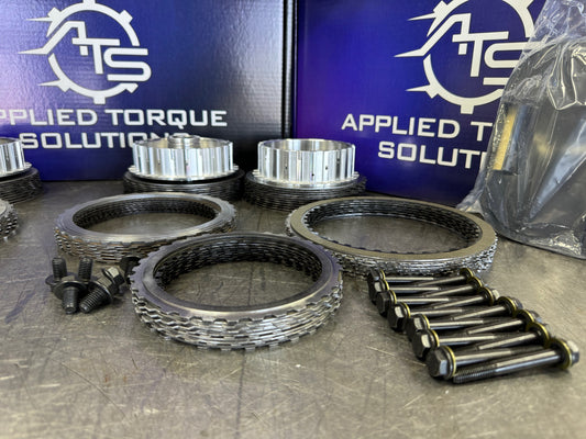 Applied Torque Solutions Stage 2 DIY transmission rebuild kit for ZF8HP70, ZF8HP75, and ZF8HP76 transmissions with billet hubs and Alto G3 clutches