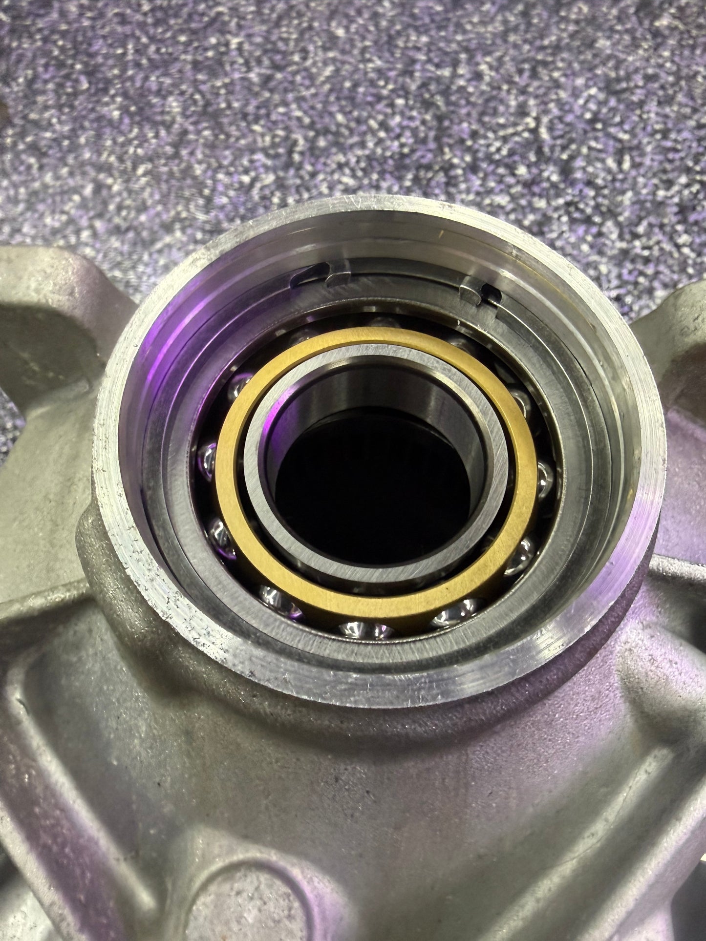 Upgraded ZF8HP RWD tail shaft bearing designed for high performance and high horsepower transmission applications