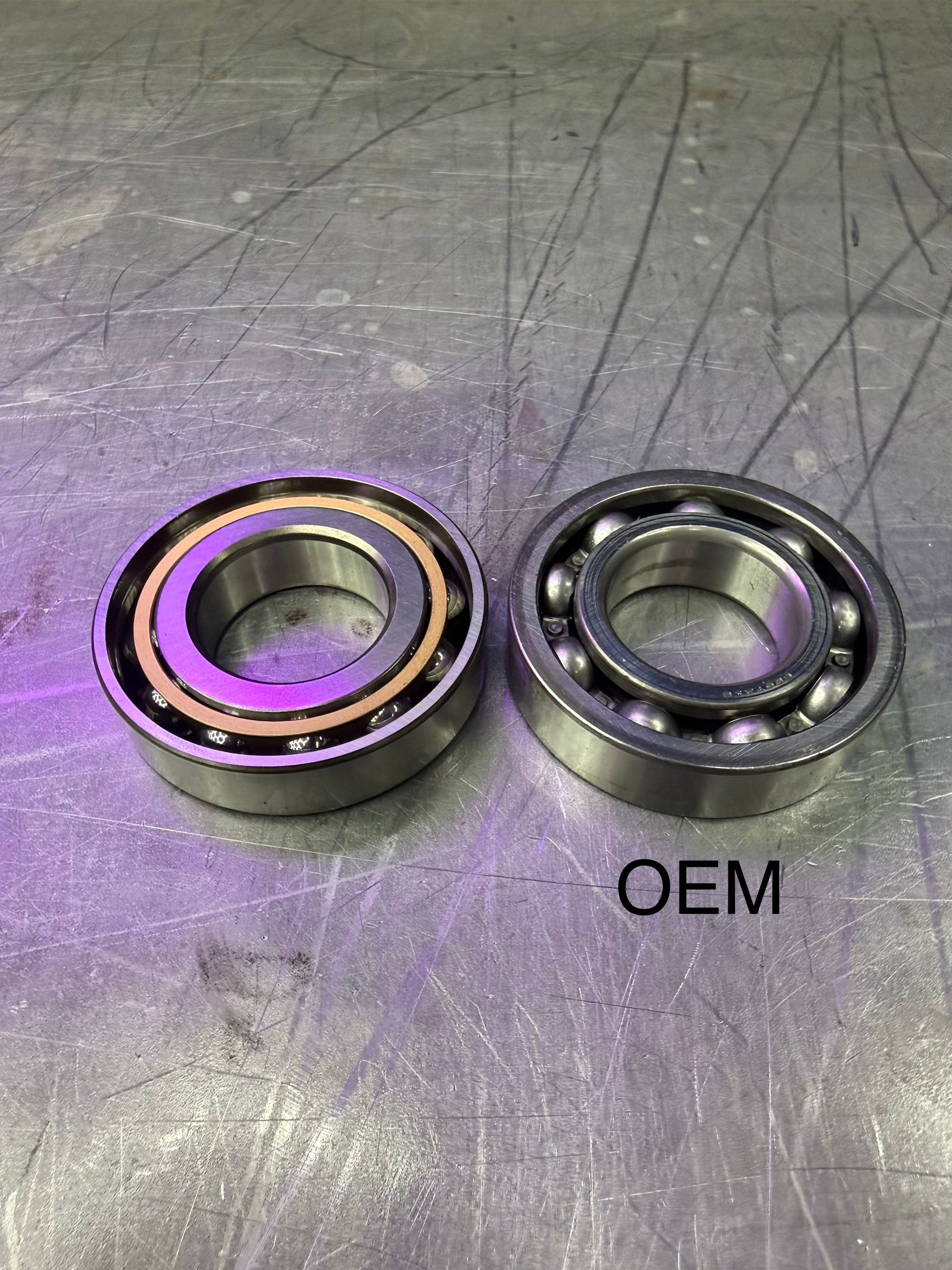 Upgraded ZF8HP RWD tail shaft bearing designed for high performance and high horsepower transmission applications