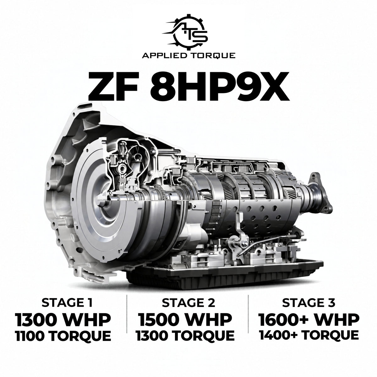 Stage 1 Performance Transmission Build - 8HP90 / 8HP95 | 1300 WHP